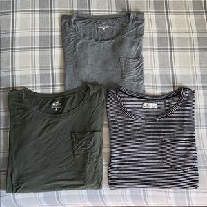 Hollister Drape Easy Pocket Tee Bundle